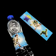 6 шт./лот из мультика «История игрушек» этикетки для бутылок Toy Story наклейки конфеты бар украшения из мультика «История игрушек» бутылки этикетки