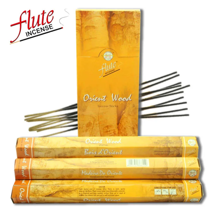 

FLUTE 20 Sticks/Pack Orient Wood Luck Cored Stick incense Hand Rolled From Indian Burning in Office For Aromatherapy
