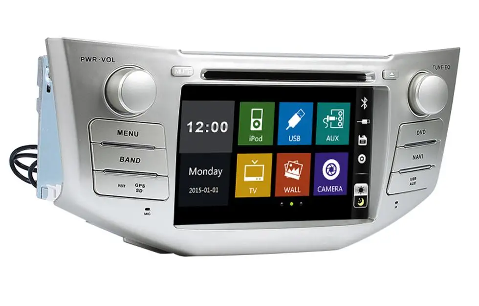 7 дюймовый автомобильный DVD плеер с GPS (опционально) аудио радио стерео CANBUS AUX BT/TV