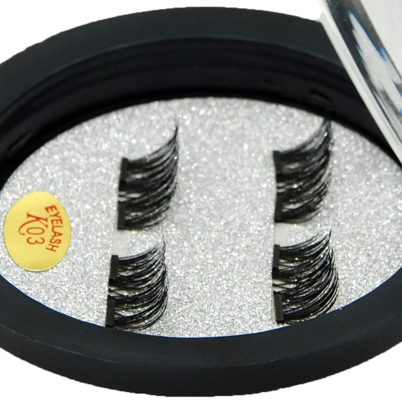 d22 Eye Lashes Magnetic Box 4pcs 3d Magnetic False Eyelashes Natural Eye Lashe Reusable Handwork False Lashes Japan Visofree 12 (10)