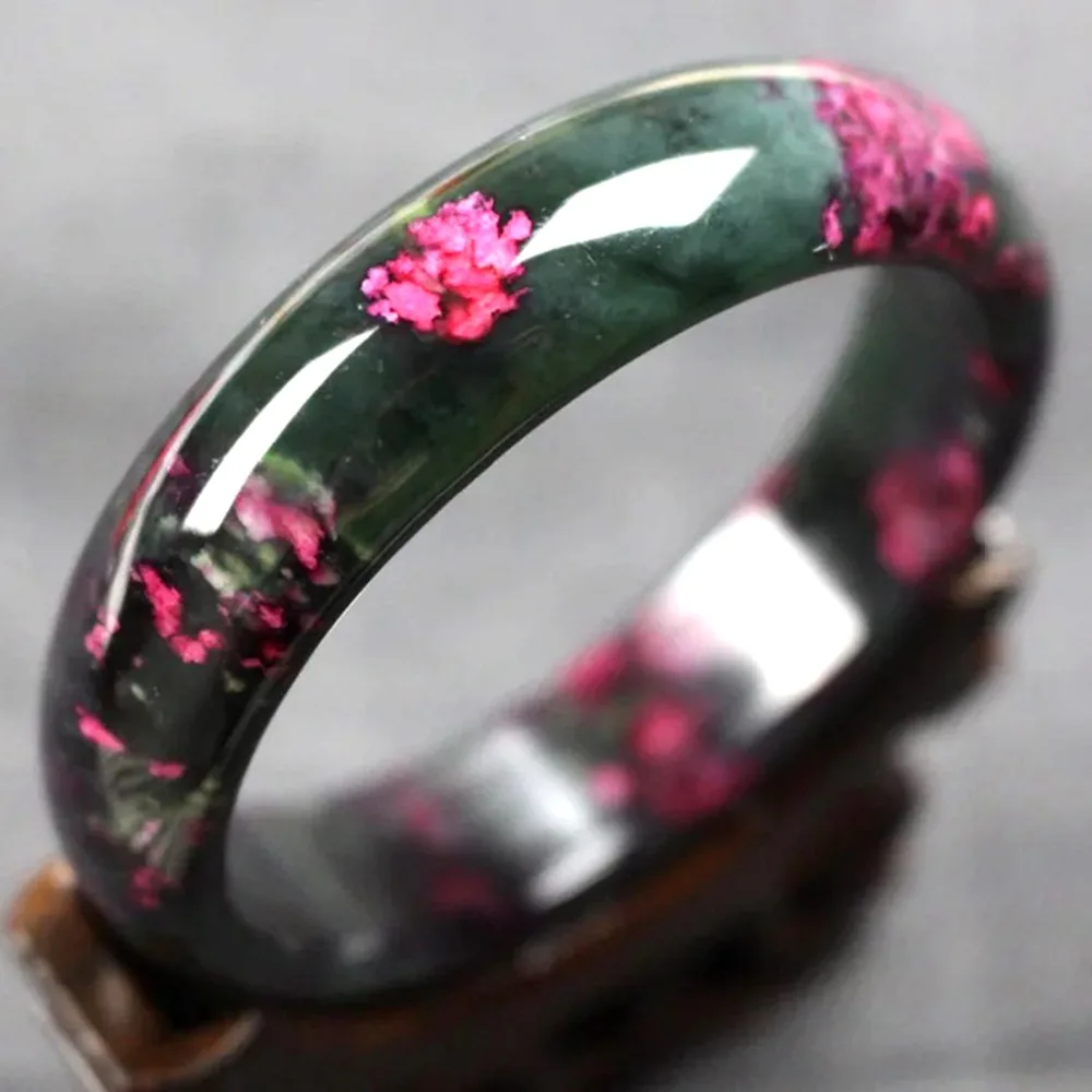 

MADALENA SARARA AA GRADE GREEN STONE A GATE BANGLE CLASSICAL WOMEN JEWELRY JAD E
