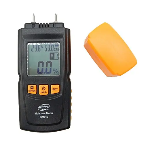 

BENETECH GM610 Wood Moisture Meter with LCD Backlight Temperature Humidity Tester Portable Wood Moisture tester