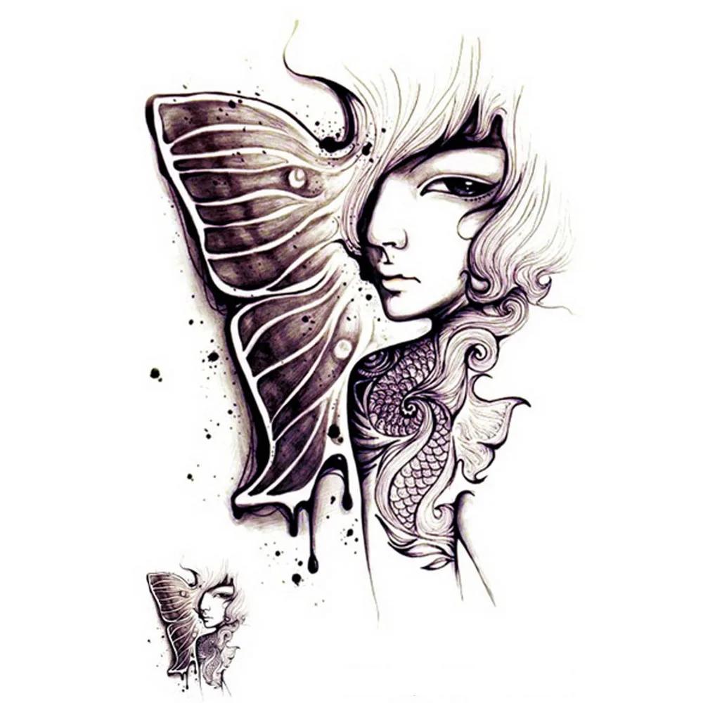 Yeeech Temporaire Tatouages Autocollant Pour Femmes Hommes