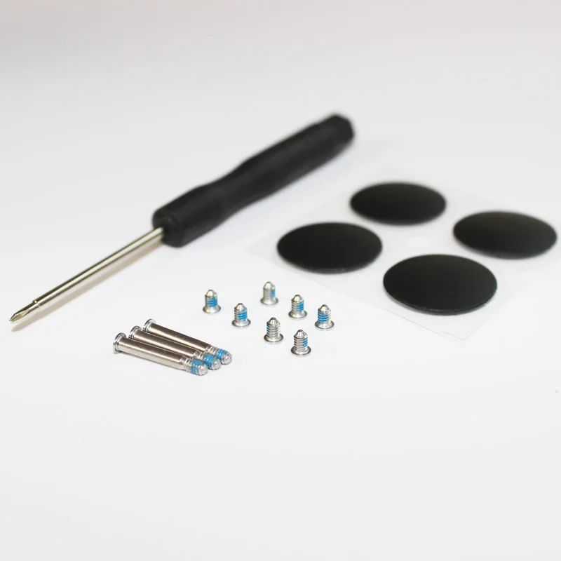 Apple Macbook Pro A1278 A1286 A1297 bottom Base case Screws set with screwdriver and pad