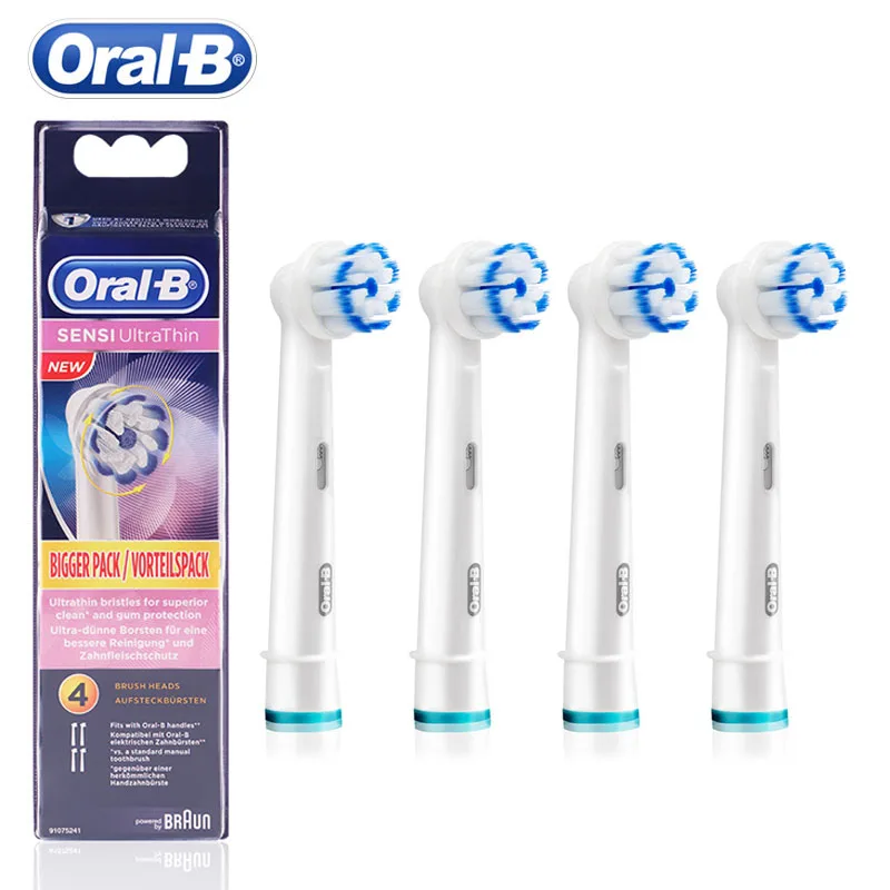 Oral B EB60 Ультрамягкая щетка с щетиной для Ora электрическая вращающаяся зубная