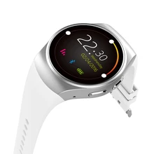 Высокое качество Лучшие продажи цена ips круглый экран KW18 умные часы с телефоном с монитором сердечного ритма