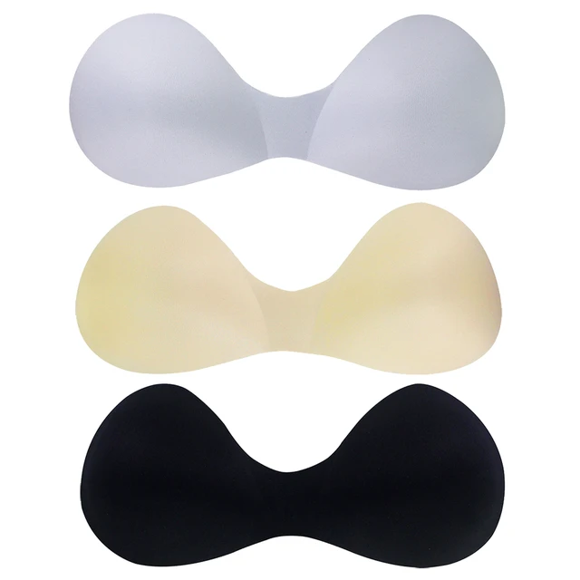 10piece White Khaki Black Push Up Bra Cup Chest Pads Sewing In Bra