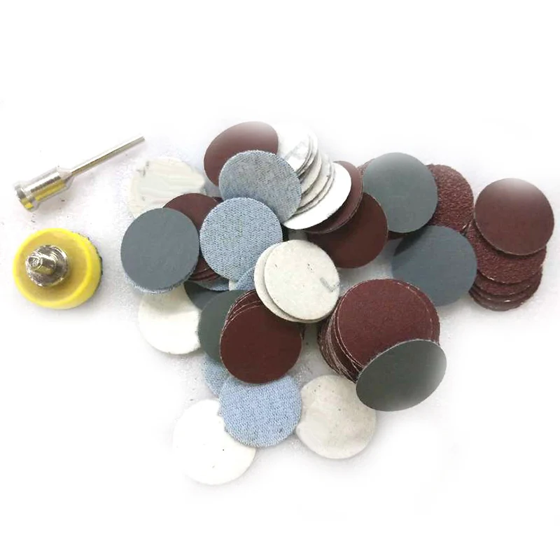 

Sandpaper Sanding disc Parts Sets Polishing Wood Metal Pads Round 100pcs 25mm 80-3000 grit