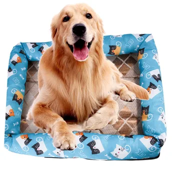 

Summer Suitable for Small and Medium Dogs Ice Pad Cushion Ice Silk Teddy Mat Bed Sofas Kennel Dog Puppy Pet Supplies