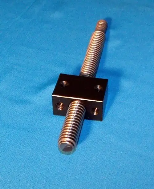 Parafuso de Chumbo para Faça Qualidade Rosqueado Haste Porca Bloco rh * 1.5mm Você Mesmo Fresadora Cnc Roteador 1 Pçs M10