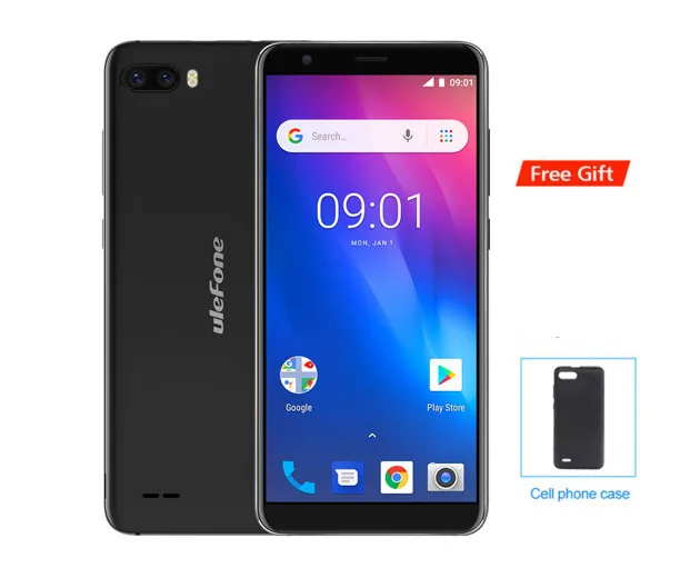 

2018 Ulefone S1 Pro Mobile Phone 5.5" 18:9 MTK6739 Quad Core 1GB RAM 16GB ROM 8MP+2MP Face Unlock Android 8.1 4G LTE Smartphone