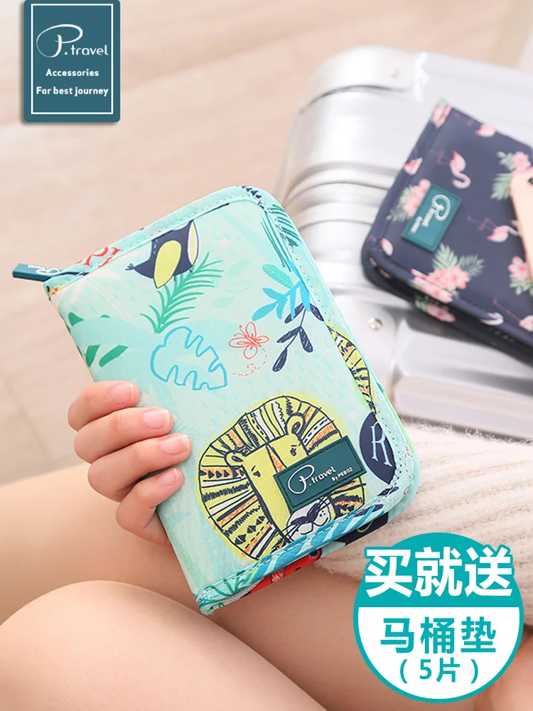 

Travel Organizer Passport Cover Multi-function Credit Card Wallet Portable Ticket Holder