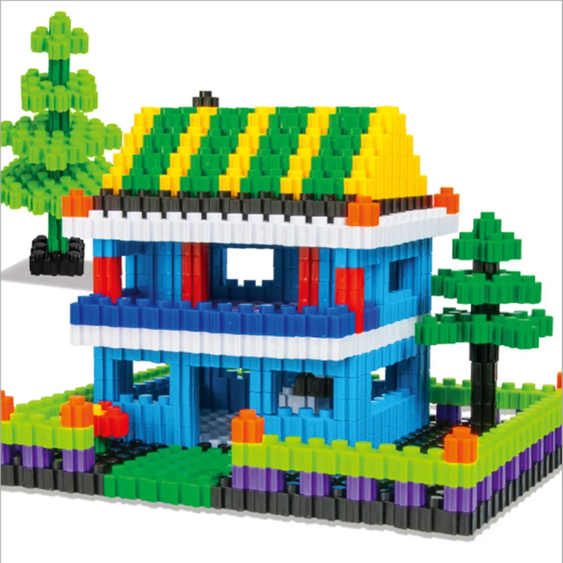 Hundreds Playing Way! 220pcs Building Blocks Toys Kids Small Building