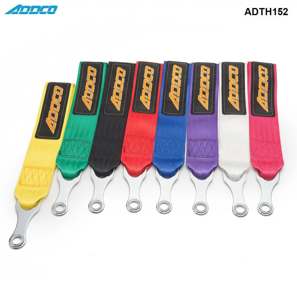 Racing Tow Strap مع الترباس على الأجهزة العالمي jdm للسيارات الشاحنات ADTH152-AF