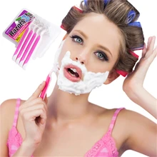 4 шт. унисекс противоскользящая ручка ручная безопасность классический традиционный единственный край бритья волос лезвие из нержавеющей стали бритвы