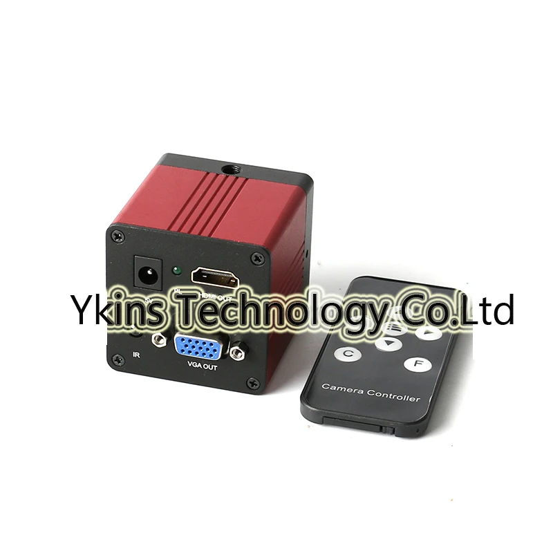 1080P 1/2. 7 &quot60F/S HDMI VGA промышленный микроскоп камера ИК пульт дистанционного