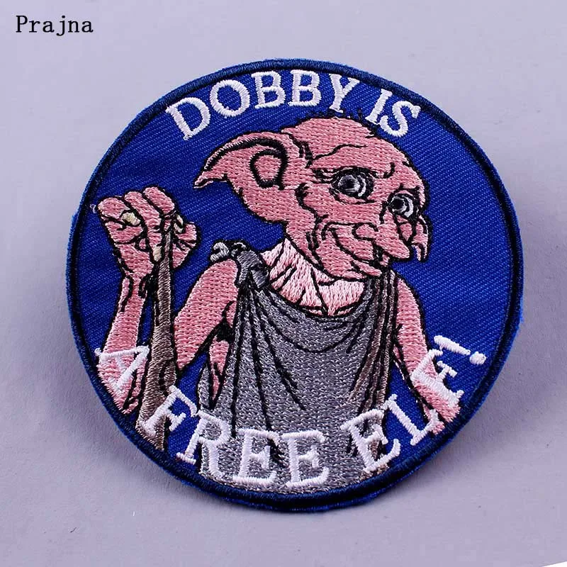 

Prajna Punk Embroidered Patches for Clothing Iron on Patches on Clothes Badge Star Wars Stickers Rock Stripes Applique Decor F