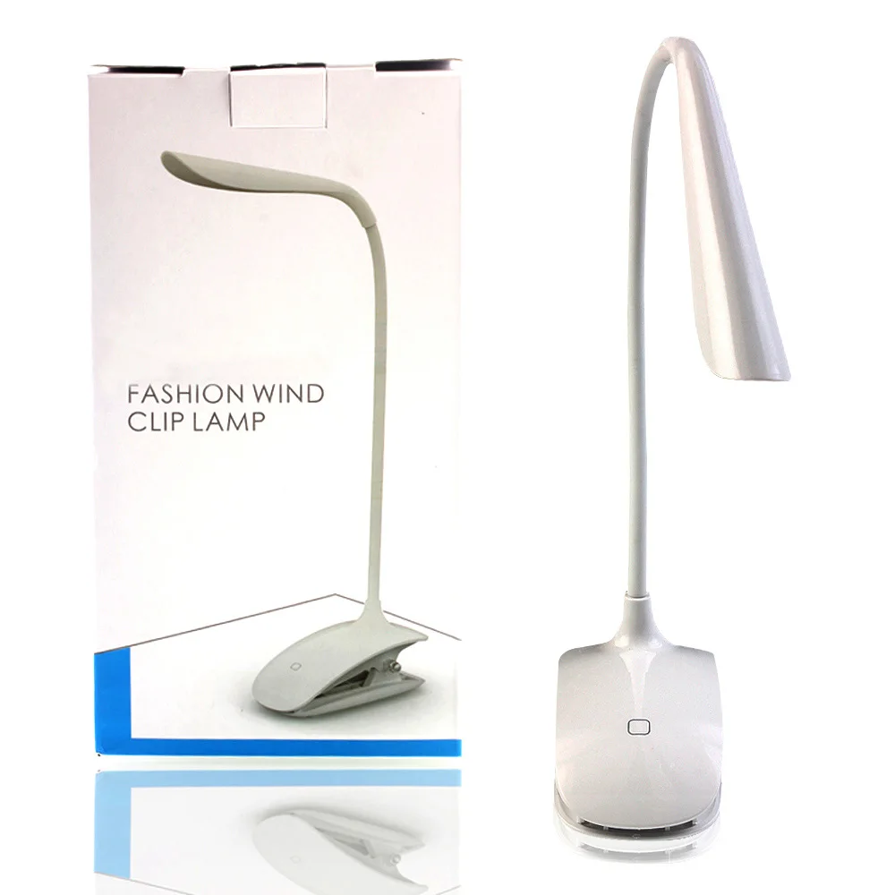 Elinkume Dimmable USB Rechargeable Touch Sensor LED Table Desk Lamp