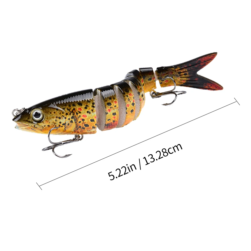 13 cm 26g غرق Wobblers 8 قطاعات الصيد السحر متعددة صوتها Swimbait الصلب بيت الصيد معالجة ل باس إيسكا crankbait 13 cm 26g غرق Wobblers 8 قطاعات الصيد السحر متعددة صوتها Swimbait الصلب بيت الصيد معالجة ل باس إيسكا crankbait