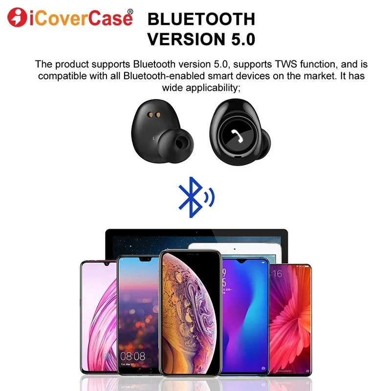 Twins Bluetooth Earphone With Charging Box Wireless Headphone With Mic For Apple iPhone XR XS Max X 8 Plus 7 6S 6 SE 5S 5 4 4S