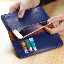 FLOVEME Ретро Кожа Универсальный Кошелек Чехол Case Для iPhone 7 6 6 s Плюс 5S 5 SE 5C 4S Для Xiaomi Mi5 Для HTC M9 Для LG G5 G4 G3