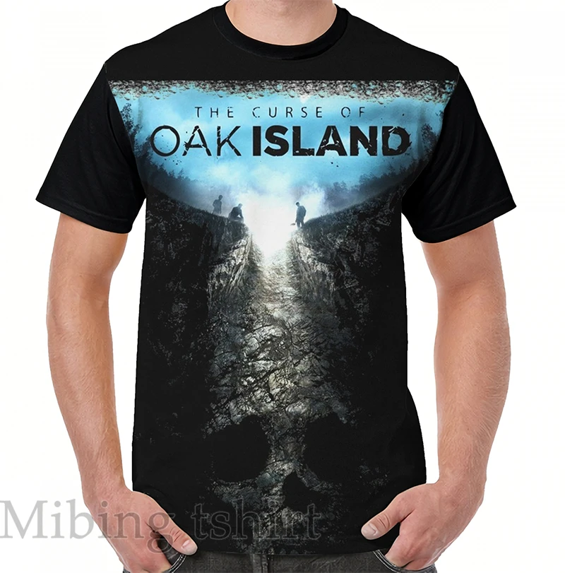 

Funny print men t shirt women Tops tee oak island Graphic T-Shirt O-neck Short Sleeve Casual tshirts