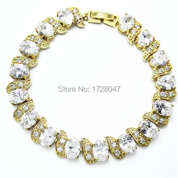 Женский браслет с белым камнем цвет белое золото|bracelet designer|bracelet free shippingbracelet style |