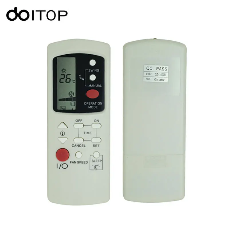 DOITOP Universal Air Condition Remote Control for Galanz GZ 1002A E3 GZ