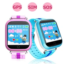 Gps умные часы Q750 Q100 детские часы Wifi 1,54 дюймов сенсорный экран SOS устройство отслеживания местоположения вызова для детей безопасный русский PK Q80 Q50