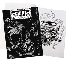 Тату оборудование тату поставки ссылки книга Рукопись эскизы боди-арт дизайн узор