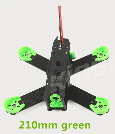 KING KONG 210 / 210GT FPV cross racing mini drone quadcopter pure комплект из углеродного волокна для рамы X и K