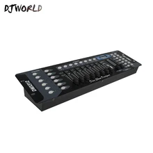 Djworld Melhor Qualidade Padrão Internacional DMX 192 Controlador De Iluminação de Palco DMX 192 Console Controlador DJ Transporte Rápido