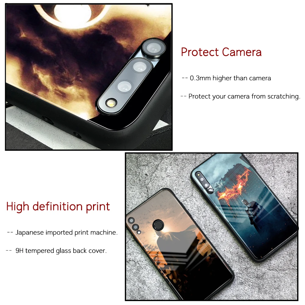 FinderCase для Huawei Mate 10 Pro Case Batman стеклянный чехол 9 20 P10 P20 P30 Honor Play lite|Бамперы| |