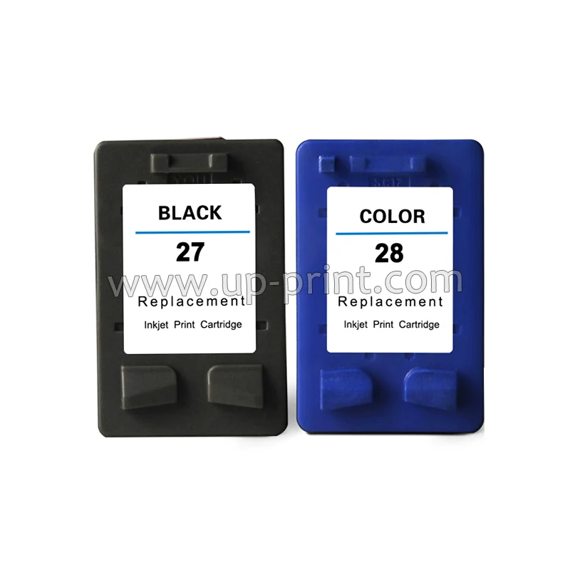 UP 2PK замена для HP 27 28 чернильный картридж принтера Deskjet 450 450CI 5550 3420 3520 3550 3650 3740 3745 3843