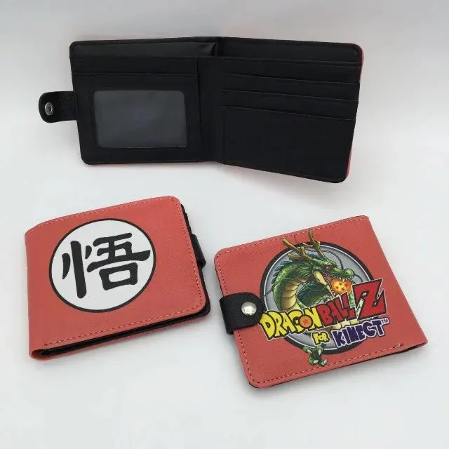 

cool 1PCS Dragon Ball Fashion Anime PU Wallet Soft Money Bag Zipper Wallets Coins Pocket Casual Purses Card Unisex New