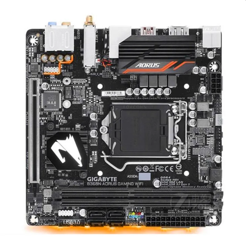 MINI ITX для Gigabyte GA-B360N AORUS GAMING wifi б/у B360 материнская плата B360N AORUS игровая розетка LGA1151 поддержка I7 8700