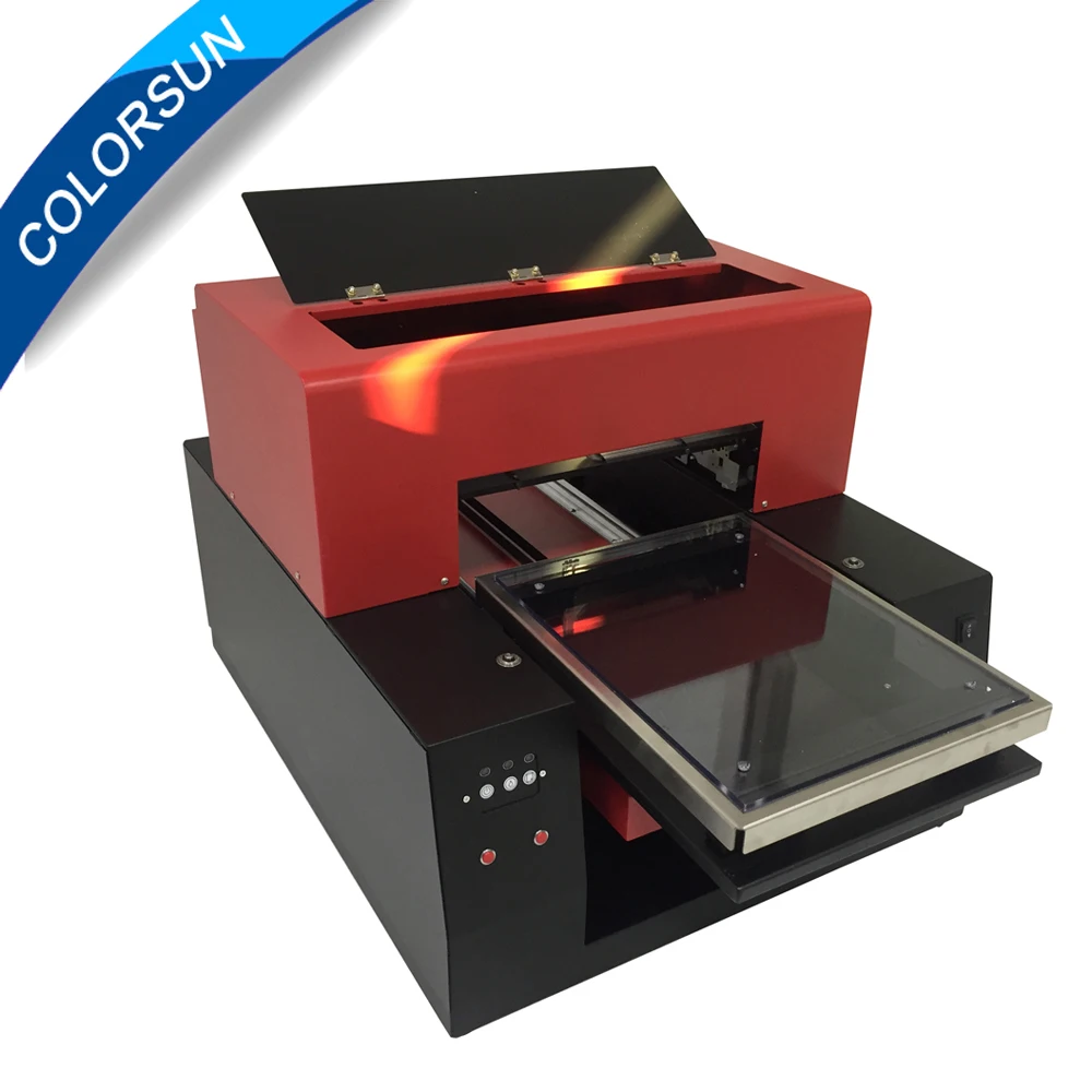 Automatic A3 size T-shirt Flatbed printer Textile Flatbed Printer for Cotton T-Shirt Printing DTG dark t shirt printer plus size ladder cutout t shirt