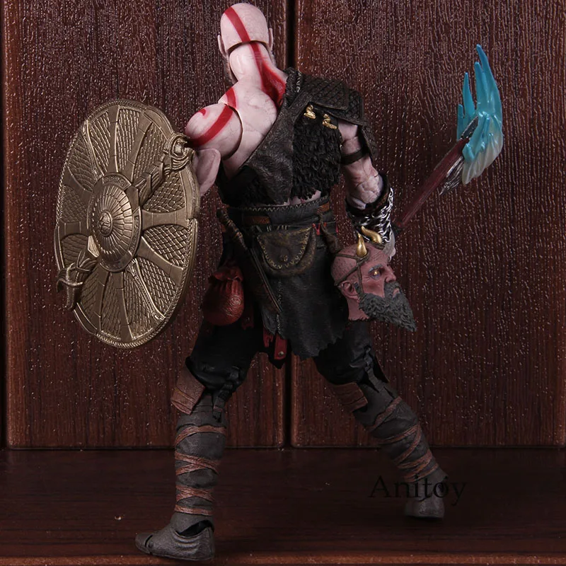 NECA God of War 4 Kratos& Atreus конечная ПВХ God of War фигурка Коллекционная модель игрушки 2-pack