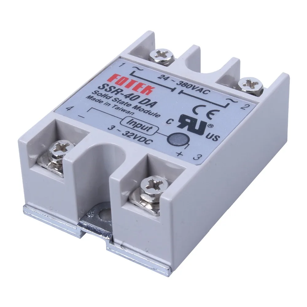 Новый стиль Digital 220 В pid REX C100 Температура контроллер + max.40a ССР K термопары Набор
