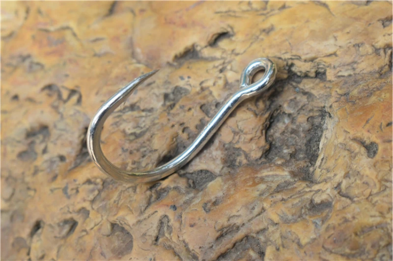 Anzol com Anel de Ferro Ganchos de Pesca Mustad Ganchos 10881 Ganchos Atum Iscas Jigbait Oceano Gaint Arenque Preto Fish Hooks Placa Jigging 14 1 0-11 0 jigging único mar ganchos