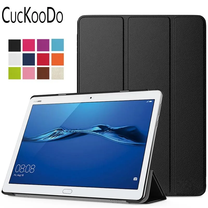 

Ultra Lightweight Slim Smart-shell Stand Cover Case for Huawei MediaPad M3 Lite 10.0 Inch Tablet with Auto Wake / Sleep Feature