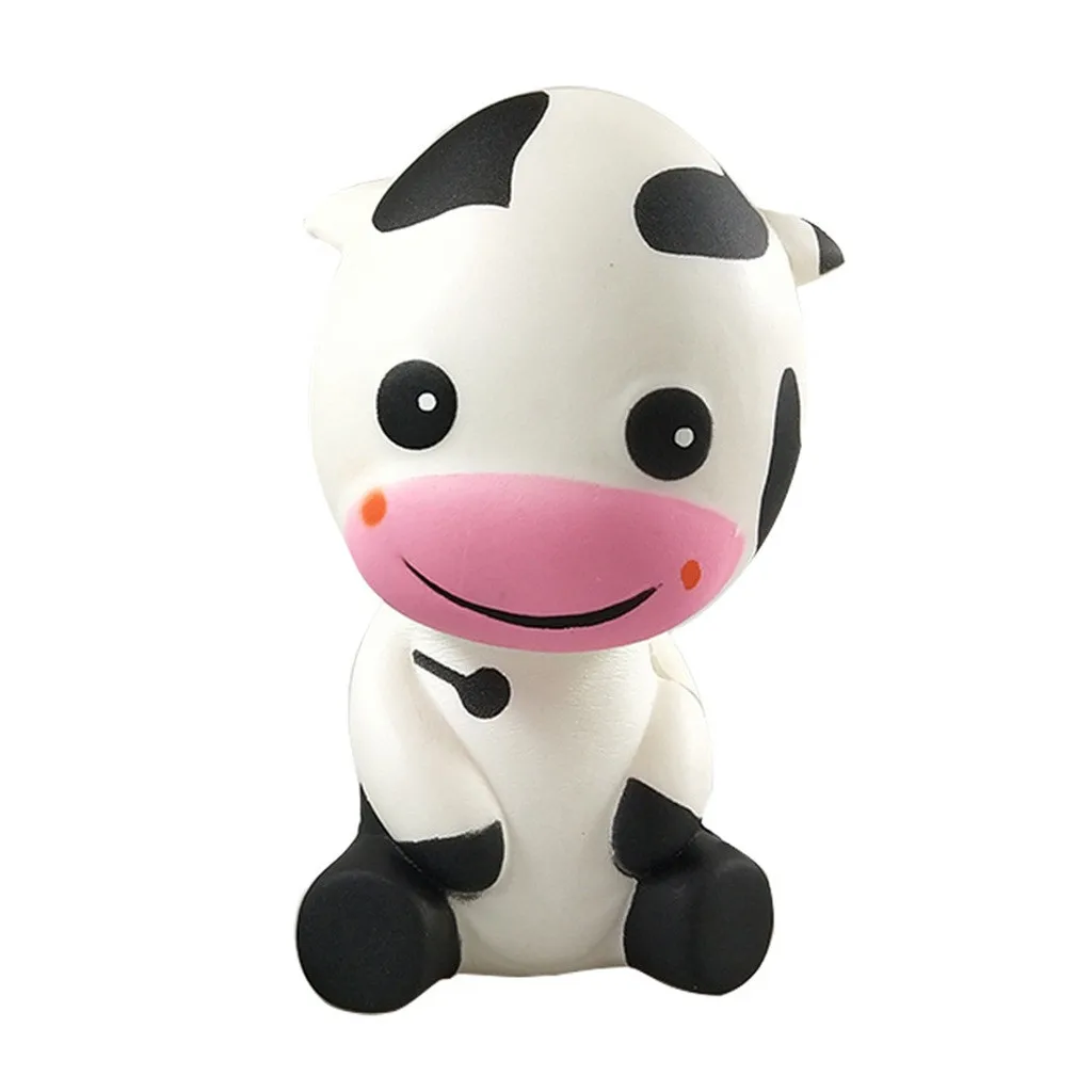 

Squeeze Toys Cartoon Kawaii Cow Squishies Slow Rising Scented Squeeze Toy Collection Cure Relieves Stress Rising A516