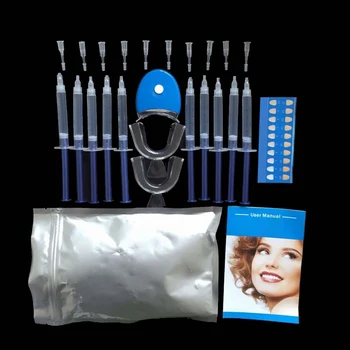 

14/8 pcs/Set Professional Dental Tooth Cleaning Bleaching Teeth Whitening Needles Gel LED White Light Dental Equipment Kit TSLM2