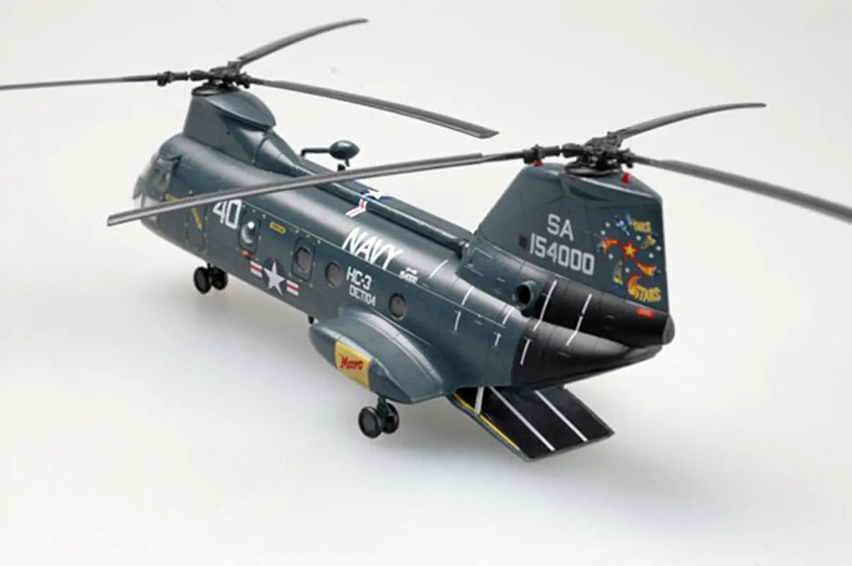 США Боинг CH-46 Sea Knight вертолет HC-3 DET-104 1/72 diecast easy model