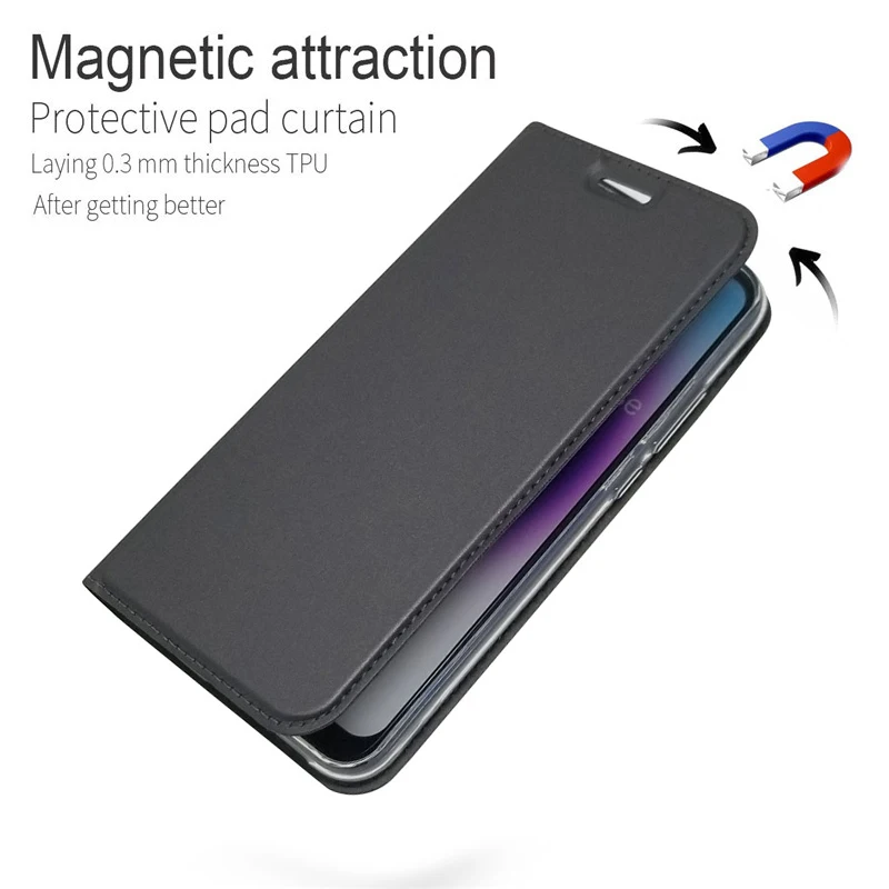 P20 Lite чехол Роскошный флип кожаный для Huawei Pro P Smart Nova 2 Plus 2S 2i 3E Магнитный кошелек
