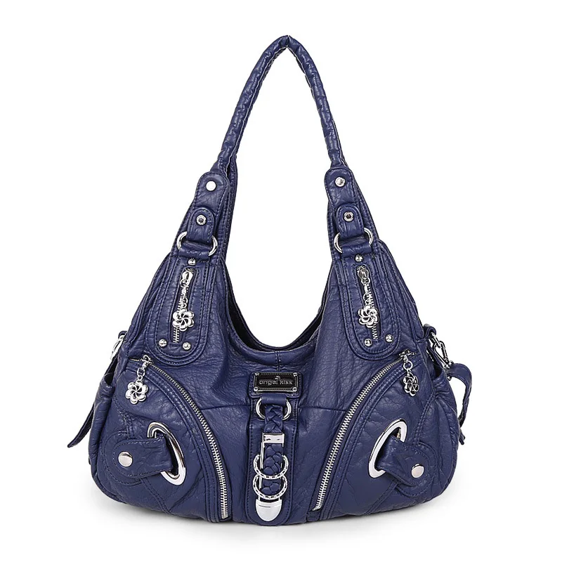

Women's large-capacity handbag brand fashion zipper PU leather shoulder bag elegant ladies Messenger bag ladies handbag shopping