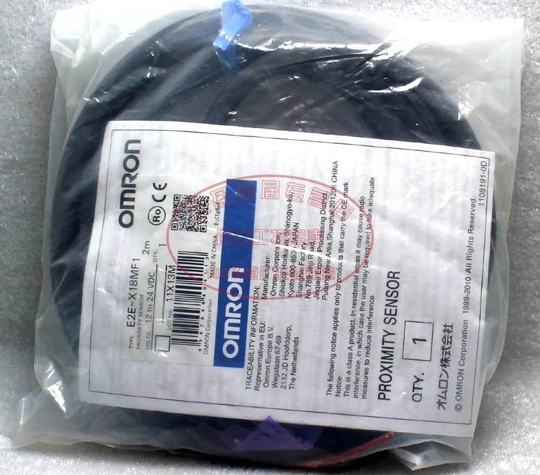 

Original authentic Omron (Shanghai) OMRON proximity switch E2E-X18MF1 three-wire normally open PNP