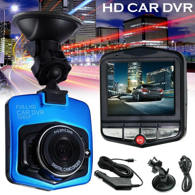 

HD Car DVR Camera Mini Camcorder Voice Video Recorder Night Vision G sensor 12 Million Pixel With 2.4'' High-resolution Display