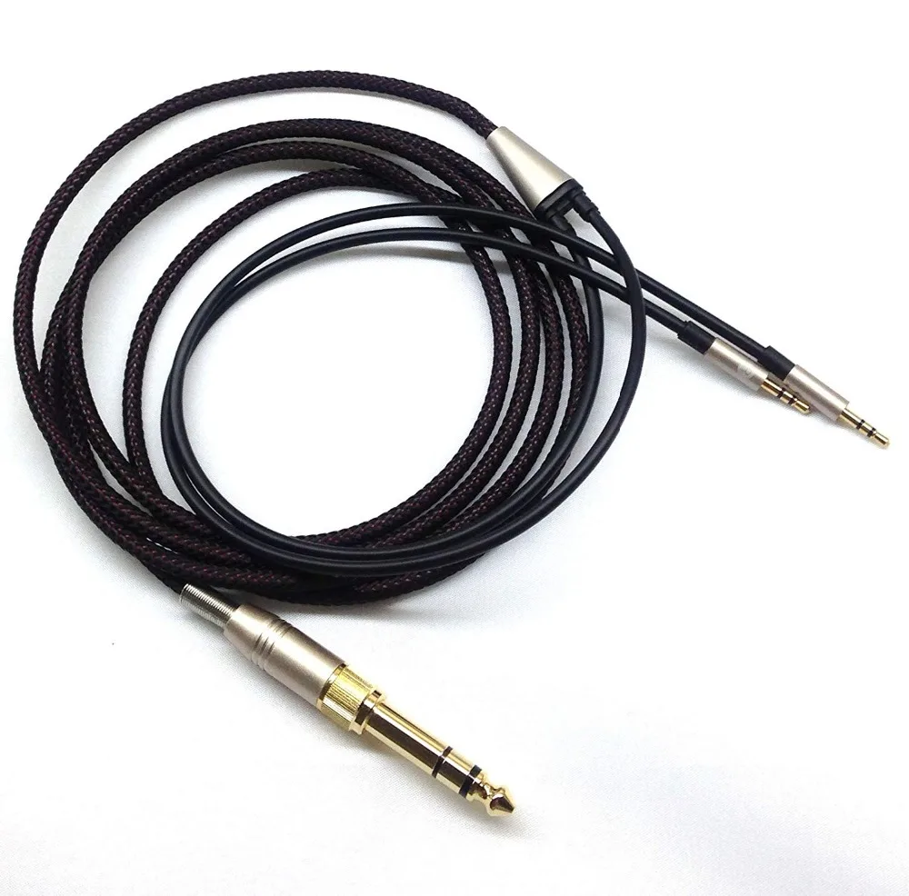 

Replacement Cable ForHifiman HE400S / HE-400I / HE560 / HE-350 / HE1000 / HE1000 V2 headphone Nylon Braided OFC cord