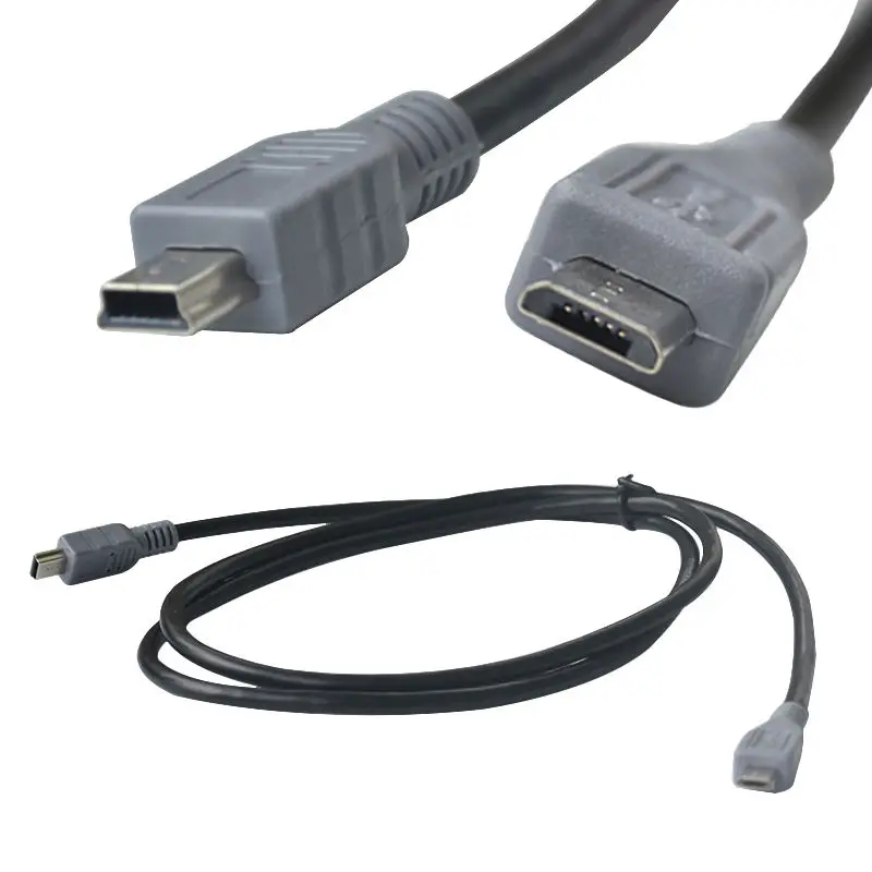 Danspeed Micro кабель Micro USB к Mini USB Male-Male M/M расширение Быстрая зарядка данных HDD Mini-Micro кабель